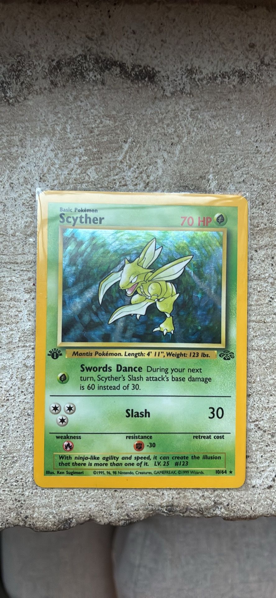 Scyther 1st Edition Holo