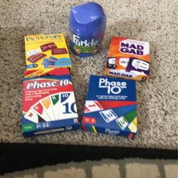 5 Sets Of card Games Brand New