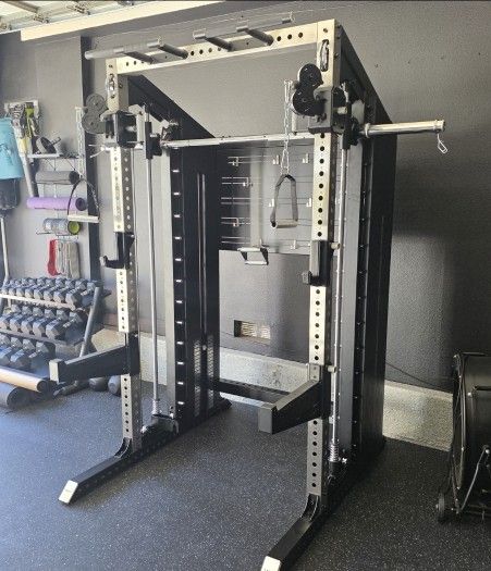 🔥NEW Vesta Pioneer 3in1 | Functional trainer | Squat Rack | Smith Machine | 200lbs weight stack | Gym Equipment | Commercial Grade | FREE DELIVERY 🚛