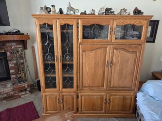 Solid Wood Entertainment Center