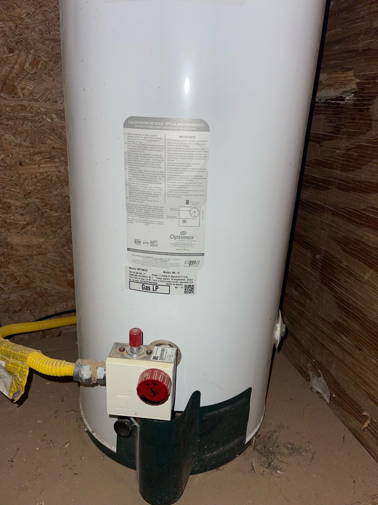 Propane Water Heater