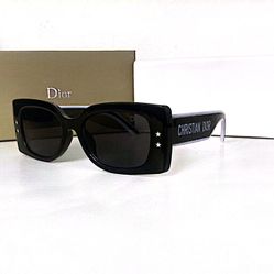 New CD Rectangular Square BLACK/White