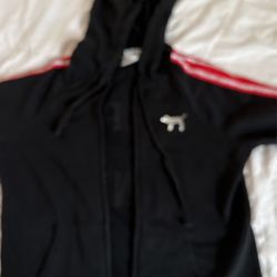 PINK Zip-Up Hoodie S