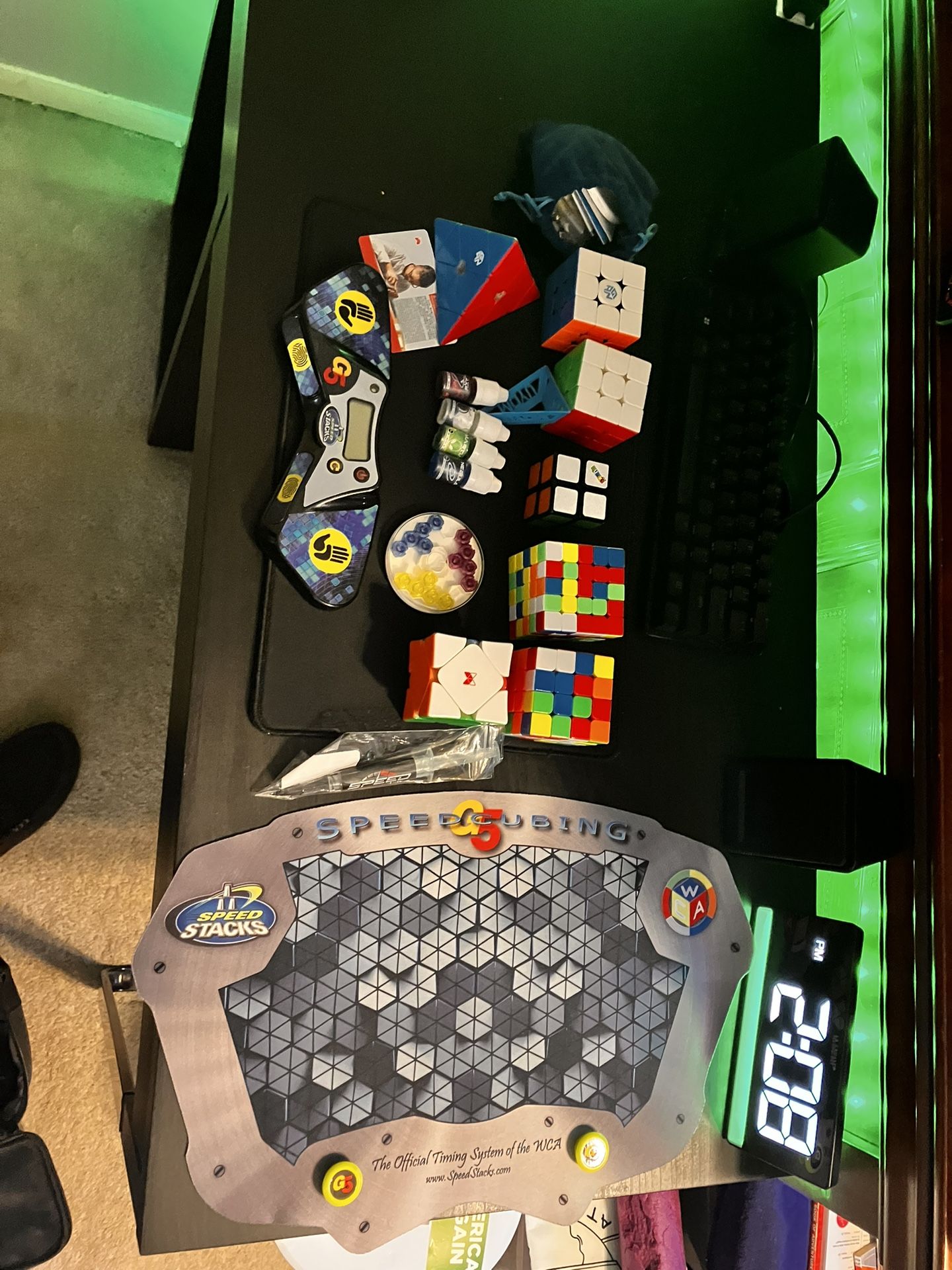 SPEED CUBING COLLECTION AND CARRYING BAG ($300+ Value!!)