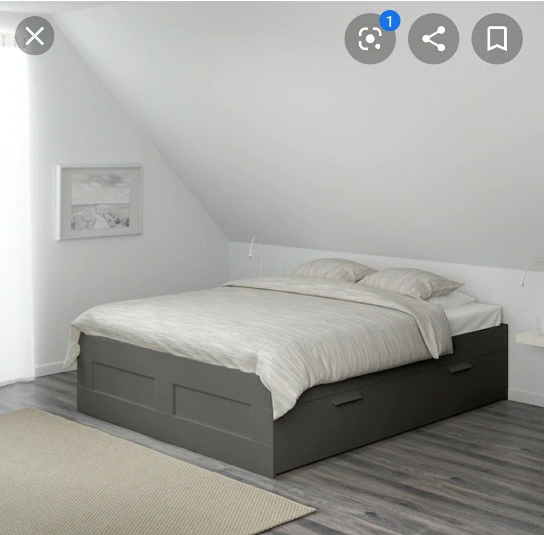*BRAND NEW* IKEA Queen Mattress and Queen Bed Frame. $550 OBO