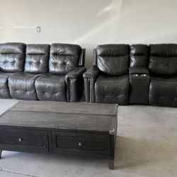 Reclining Leather Armchair