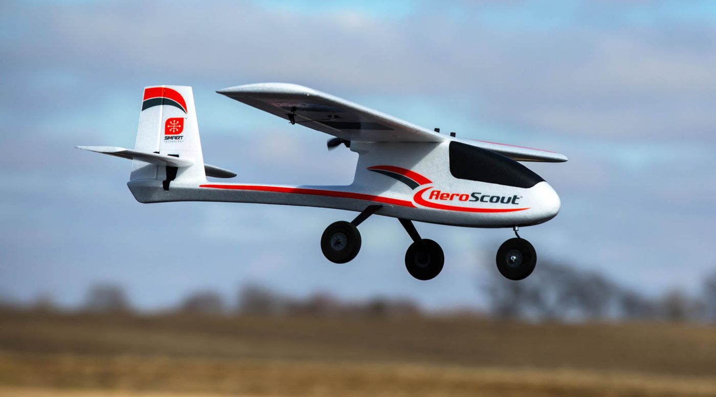 RC Plane - Hobbyzone Aeroscout W/ Spektrum Dx6e