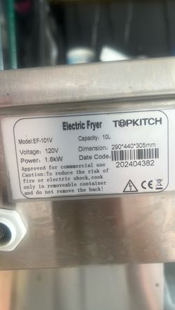 Deep fryer, Electric fryer TOPKITCH.