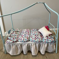 Canopy Bed and Bedding Set