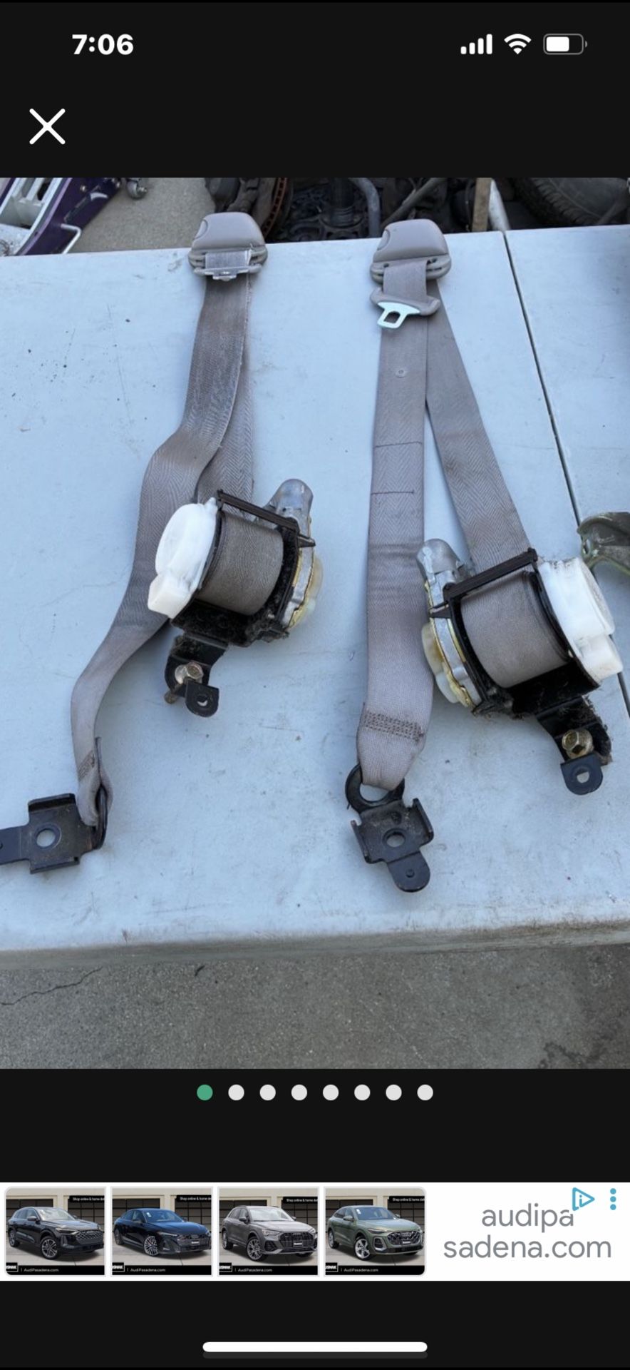 2001-02-03-04 Toyota Tacoma Driver Side Seatbelt