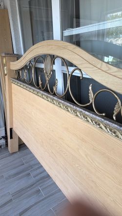 King size Headboard and footboard