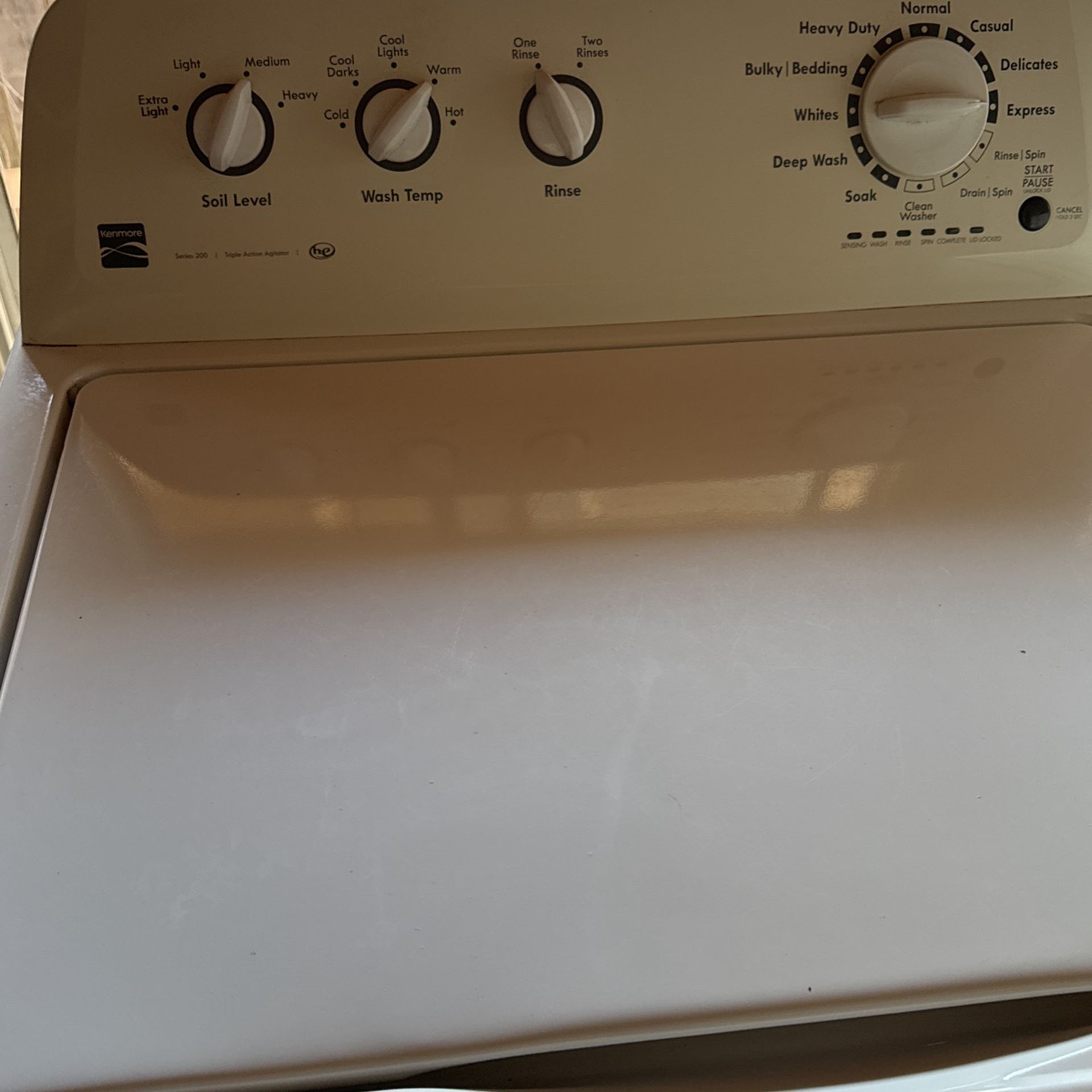 Kenmore Washer And Electric Dryer