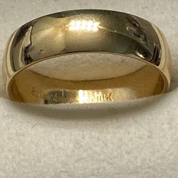 14KT YELLOW SIZE 10 GOLD BAND