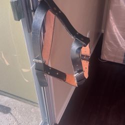 Large 100% Leather Dog Harness 