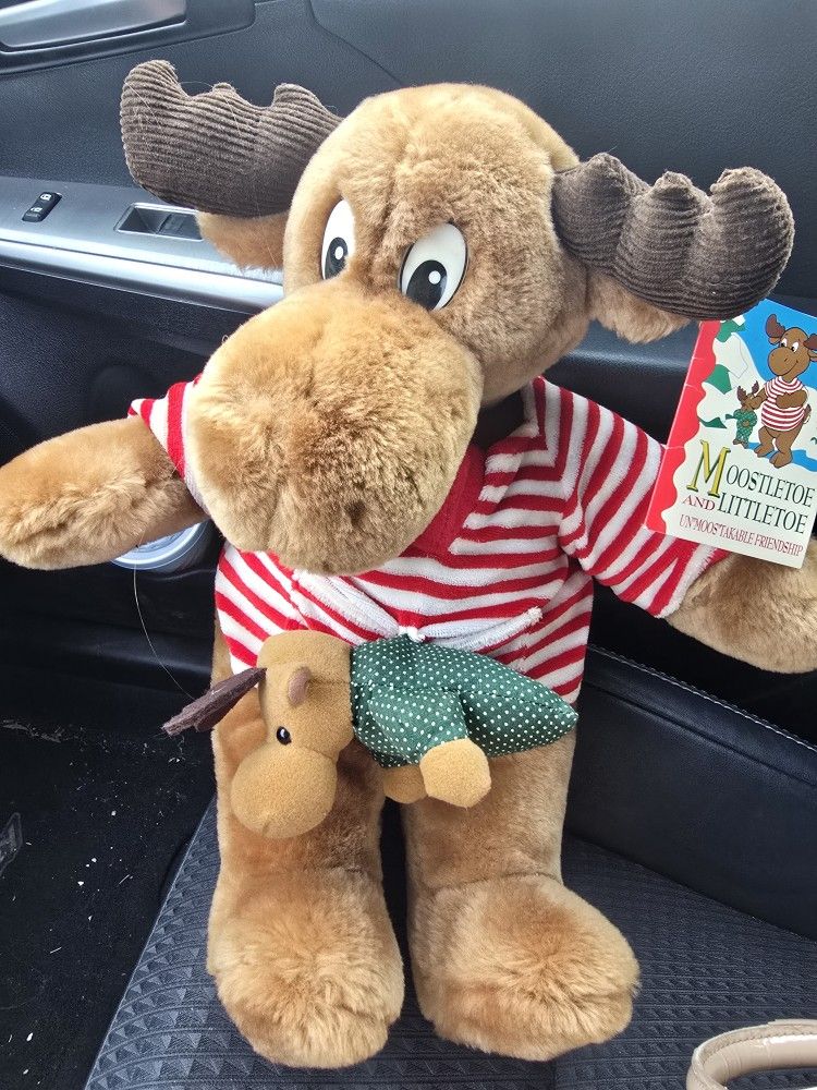 MISTLETOE & LITTLETOE PLUSH VINTAGE NEW W TAG