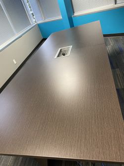 10 foot conference table 2 pieces top