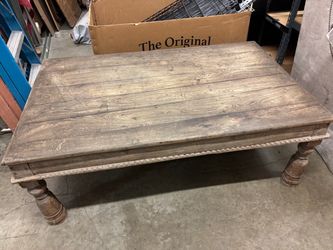 Gray sectional with coffee table