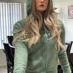 Billabong Fully Lined Rare Jacket Sweater With Pockets 