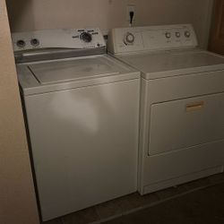 Washer And Dryer.