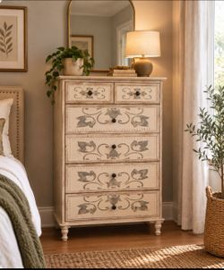 Farmhouse Wood Chest of Drawers