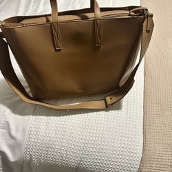 Calpak Haven Laptop/Tote/Work/Crossbody/Shoulder Bag in Toffee 