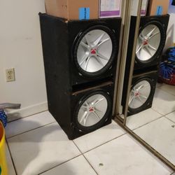 4000W 15" Kicker Subwoofer With Enclosure
