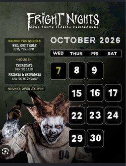 3 fright nights 2026 tickets