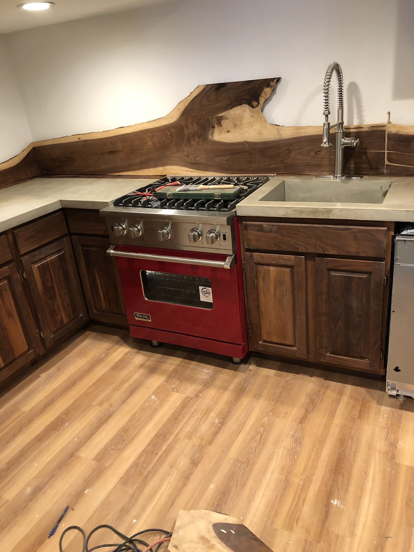 Concrete countertop