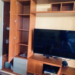 Italian Wood Modern Wall Unit