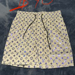 Louis Vuitton reflective monogram swimming shorts