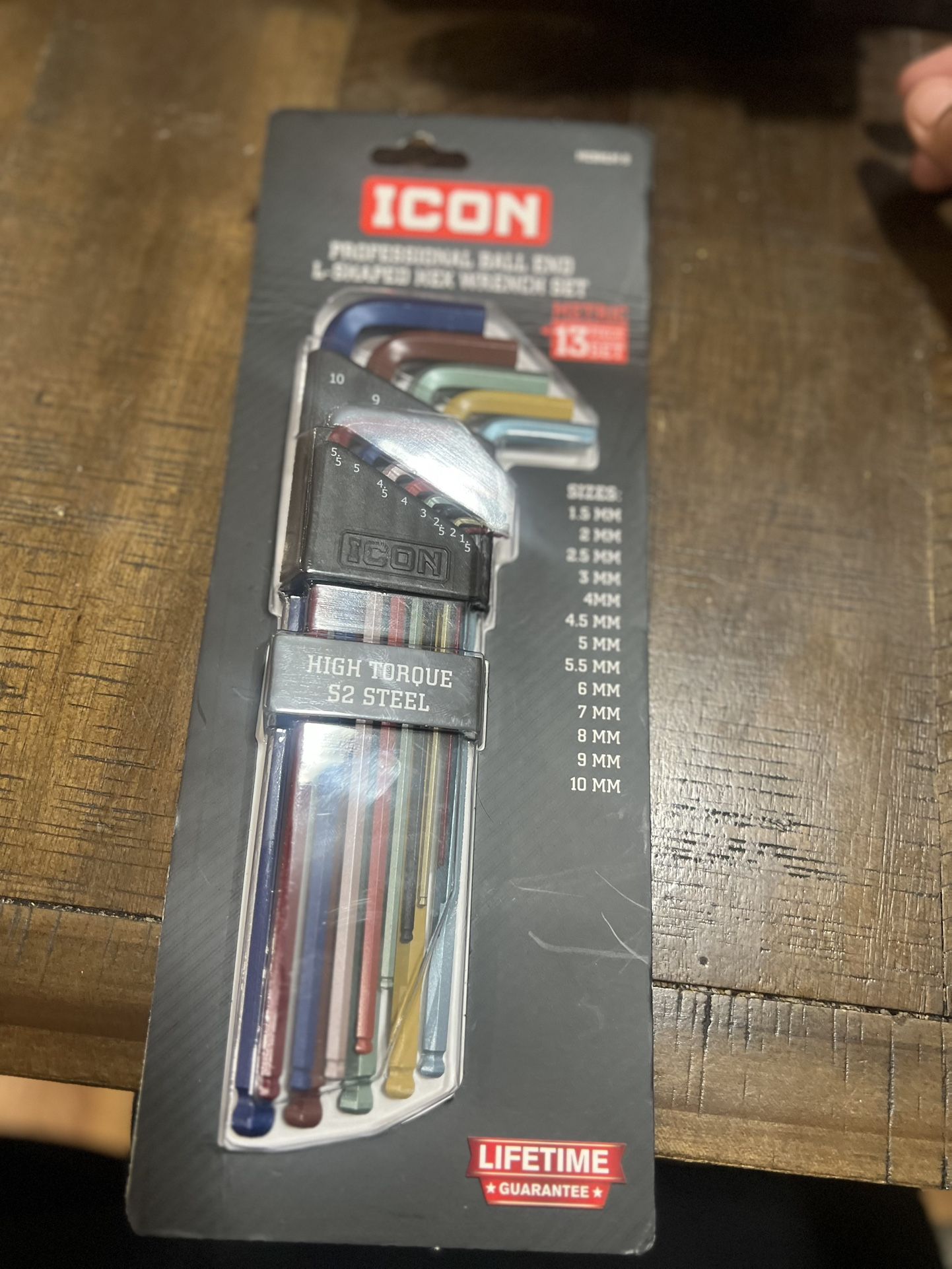 Icon 13 Pc Metric Hex Wrench Set