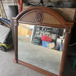 Solid Wood Framed Mirror 