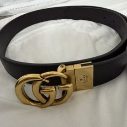 GUCCI belt (black/brown Reversible)