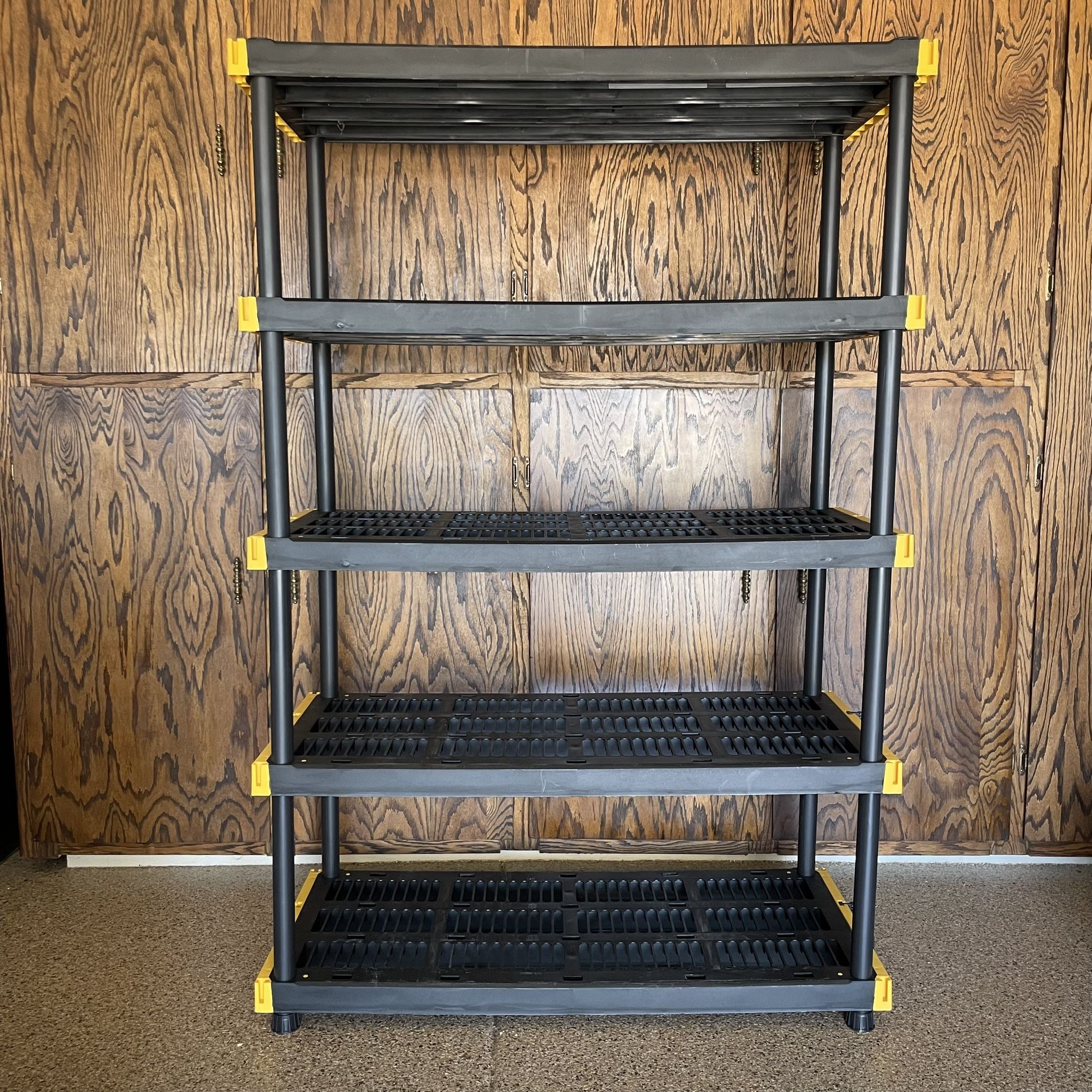 The Commander by Project Source 5-tier ventilated Plastic shelf 20x48x72,