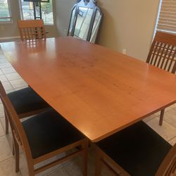 Well Crafted,  And Beautiful Wood Table