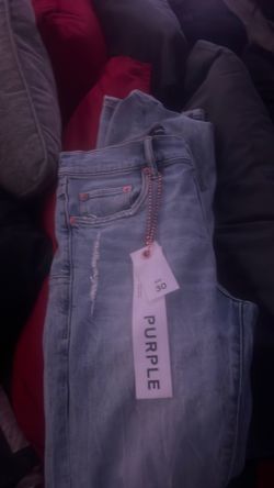 Purple jeans