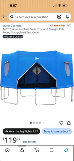 14FT Trampoline Tent Cover