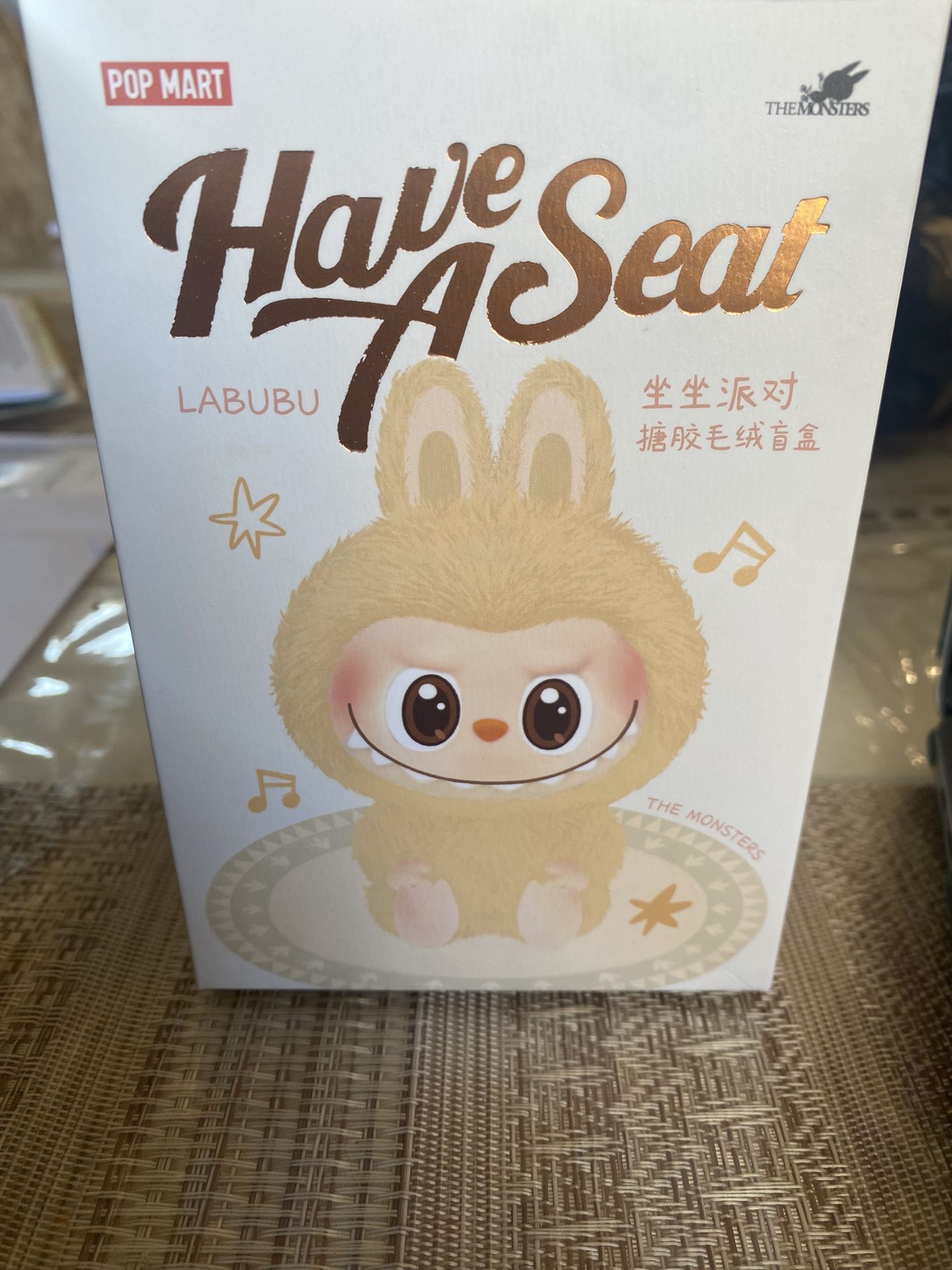 Unopened Authentic Pop Mart Have A Seat Labubu 