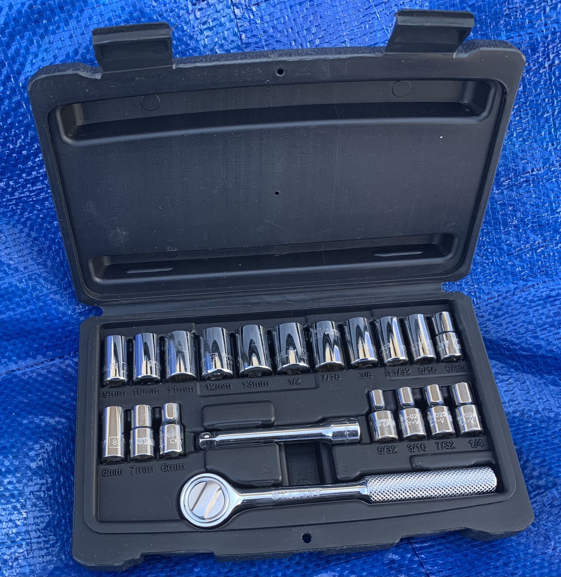 stanley ratchet set