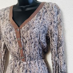 LOVE 21, Multicolor V-Neck Dress, Size XS