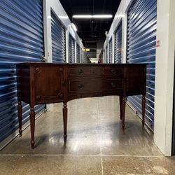 antique ornate duncan phyfe or hepplewhite style 6-legged buffet