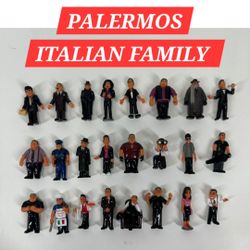 Homies PALERMOS Complete Set of 24 Figures RARE Italian Homies Diorama 1:32