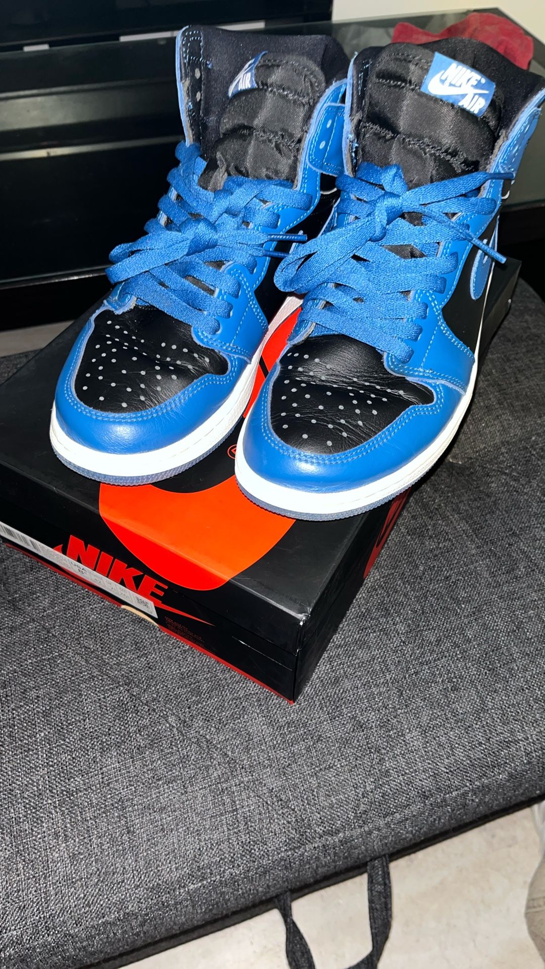 Air Jordan 1s Dark Marina Blue