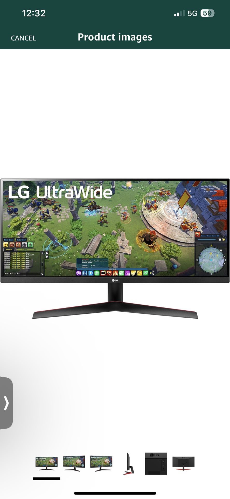 LG UltraWide 29in Monitor 