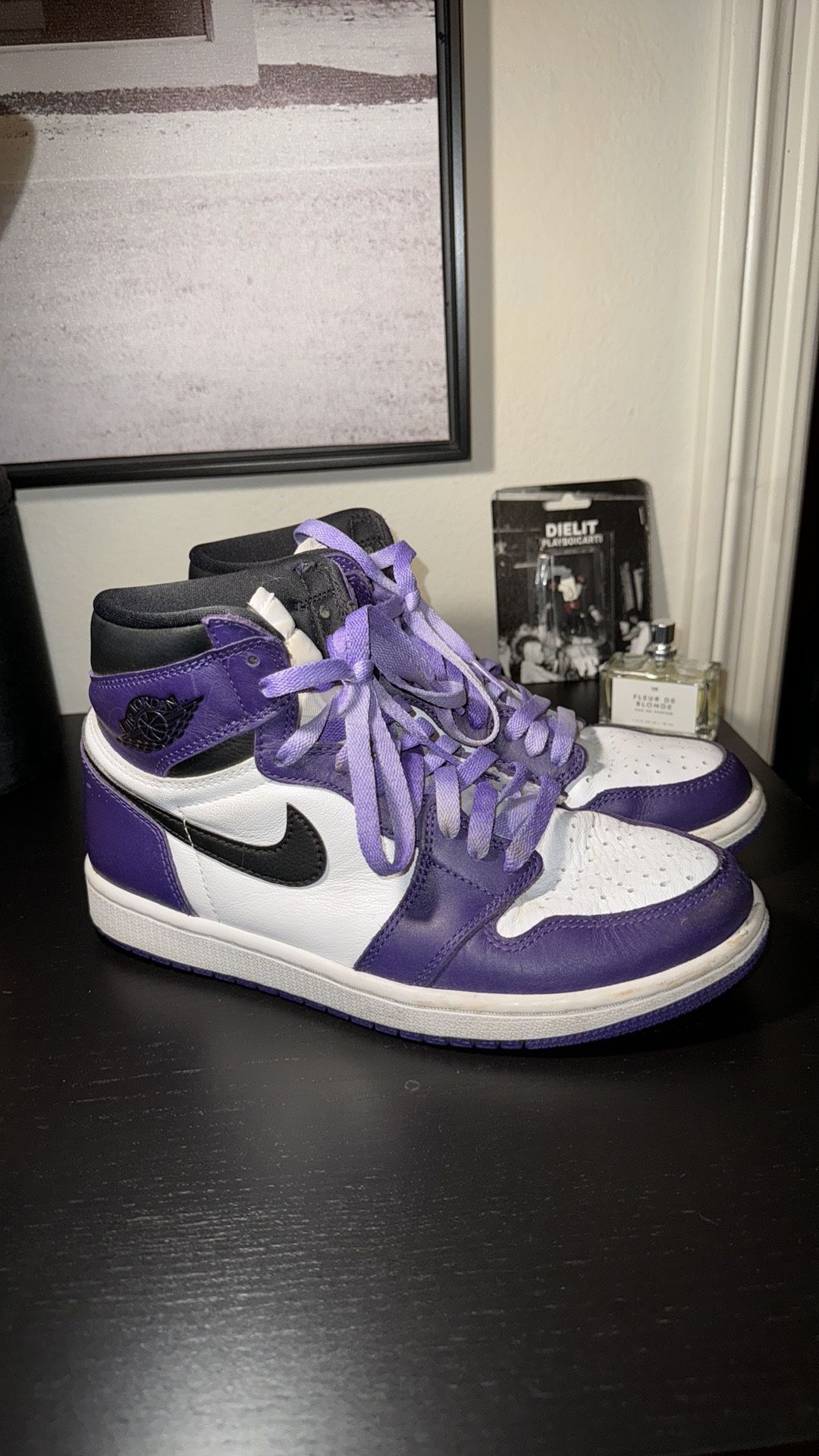 Air Jordan Retro High OG Court Purple Sneakers