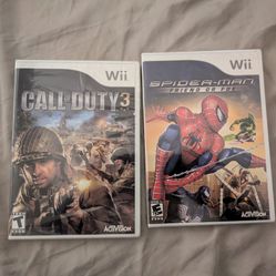 Nintendo Wii: Call Of Duty 3 & Spider-Man: Friend Or Foe NIB