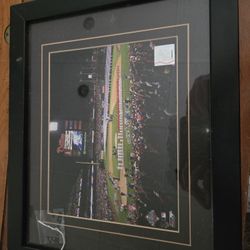 Framed MLB Authenticated Photo From 2008 World Series 