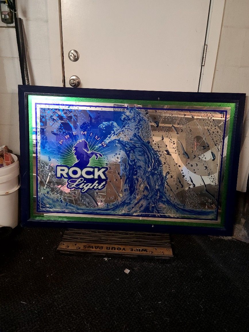 Rolling Rock Mirror