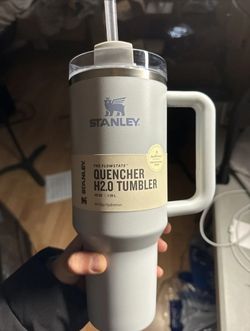 Stanley 40 oz Stainless Steel H2.0 FlowState Quencher Tumbler Silver Foil - Hearth & HandTM with Magnolia