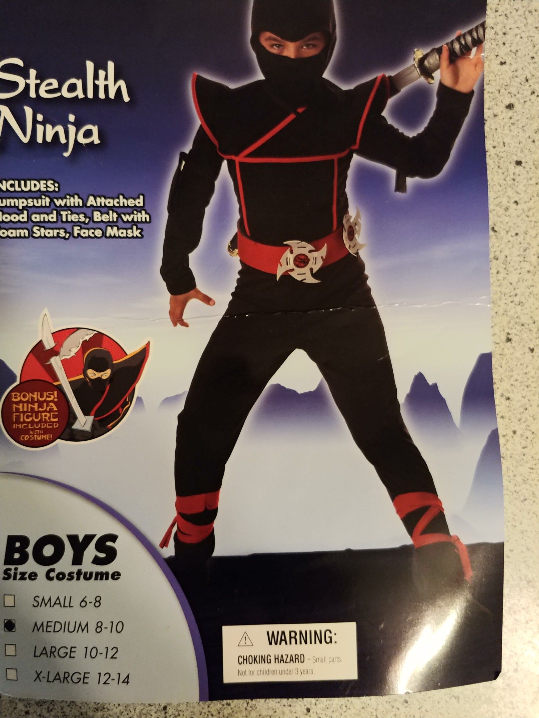 Stealth Ninja child's costume